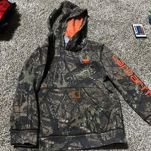 Carhartt boys size 6 camo hoodie